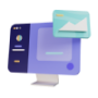 Web and mobile development icon