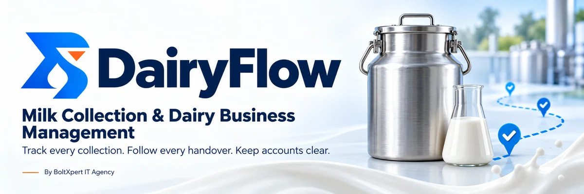 DairyFlow — Dairy management software by BoltXpert