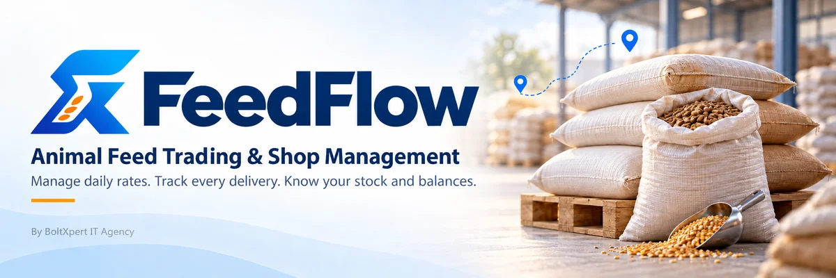 FeedFlow — Animal feed trading software by BoltXpert